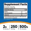 Nutricost D-Mannose Powder 500gms, 2g Serving - Non-GMO Supplement