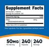 Nutricost DHEA 50mg, 240 Capsules - Gluten Free, Soy Free, Non-GMO, Supplement