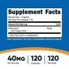 Nutricost Policosanol 40mg, 120 Capsules - Gluten Free, Non-GMO, Supplement