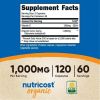 Nutricost Camu Camu 1000mg, 120 Capsule - Supplement made with Organic Camu Camu